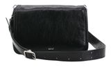 abro Leather Dioniso PURE Crossbody Bag Black / Nickel