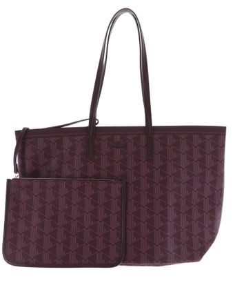 LACOSTE Shopping Bag L Mono Winetasting Damson LACOSTE Shopping Bag L Mono Winetasting Damson