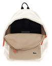 LACOSTE Backpack Colorblock Natural Beige LACOSTE Backpack Colorblock Natural Beige
