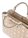 GUESS Silia Girlfriend Satchel Biscotti Logo