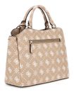 GUESS Silia Girlfriend Satchel Biscotti Logo