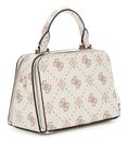 GUESS Silia Mini Satchel Bag Vanilla Logo GUESS Silia Mini Satchel Bag Vanilla Logo