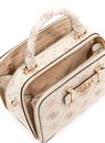 GUESS Silia Mini Satchel Bag Vanilla Logo GUESS Silia Mini Satchel Bag Vanilla Logo