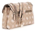GUESS Silia Convertible Xbody Flap Bag Biscotti Logo