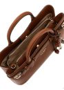 GUESS Gregoria Girlfriend Satchel Cognac