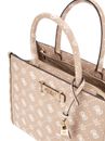 GUESS Silia 2 Compartment Tote Bag Biscotti Logo