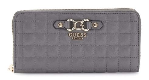 GUESS Nadira SLG Large Zip Around Wallet L Slate GUESS Nadira SLG Large Zip Around Wallet L Slate