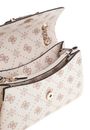 GUESS Silia Convertible Xbody Flap Bag Vanilla Logo
