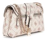 GUESS Silia Convertible Xbody Flap Bag Vanilla Logo