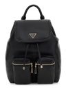 GUESS Manhattan II Flap Backpack Black GUESS Manhattan II Flap Backpack Black