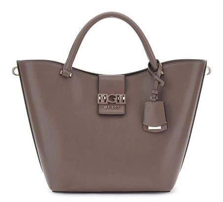 GUESS Jane Tote Bag Dark Taupe