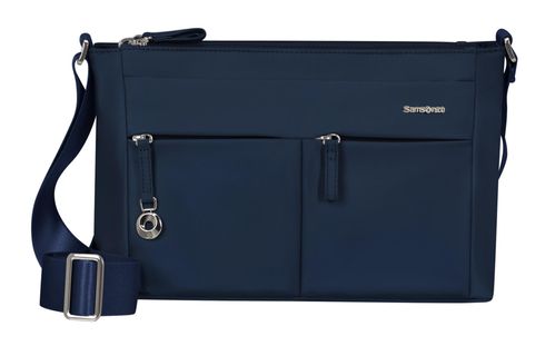 Samsonite Move 5.0 Horiz. Shoulder Bag + Flap Dark Blue