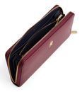 TOMMY HILFIGER TH Iconic Zip Around Wallet L Deep Rouge