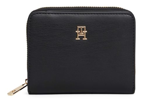 TOMMY HILFIGER TH Icon Zip Around Wallet M Black