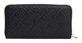 TOMMY HILFIGER TH Icon Mono Embo Zip Around Wallet L Black