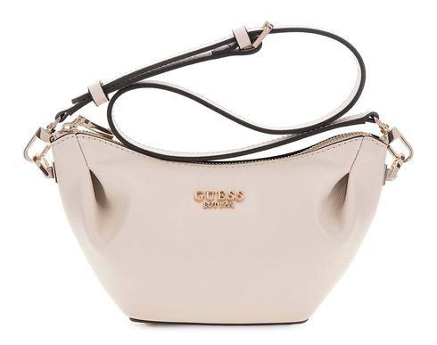 GUESS Amorette Top Zip Shoulder Bag Light Taupe