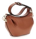 GUESS Amorette Top Zip Shoulder Bag Cognac