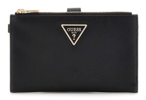 GUESS Laurel II SLG Double Zip Organizer Black