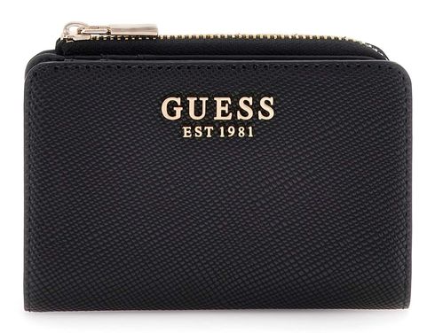 GUESS Laurel II SLG Zip Around Card Case Black
