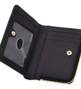 GUESS Laurel II SLG Zip Around Card Case Coal Logo GUESS Laurel II SLG Zip Around Card Case Coal Logo