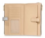 GUESS Laurel II SLG Double Zip Organizer Dark Taupe Logo GUESS Laurel II SLG Double Zip Organizer Dark Taupe Logo