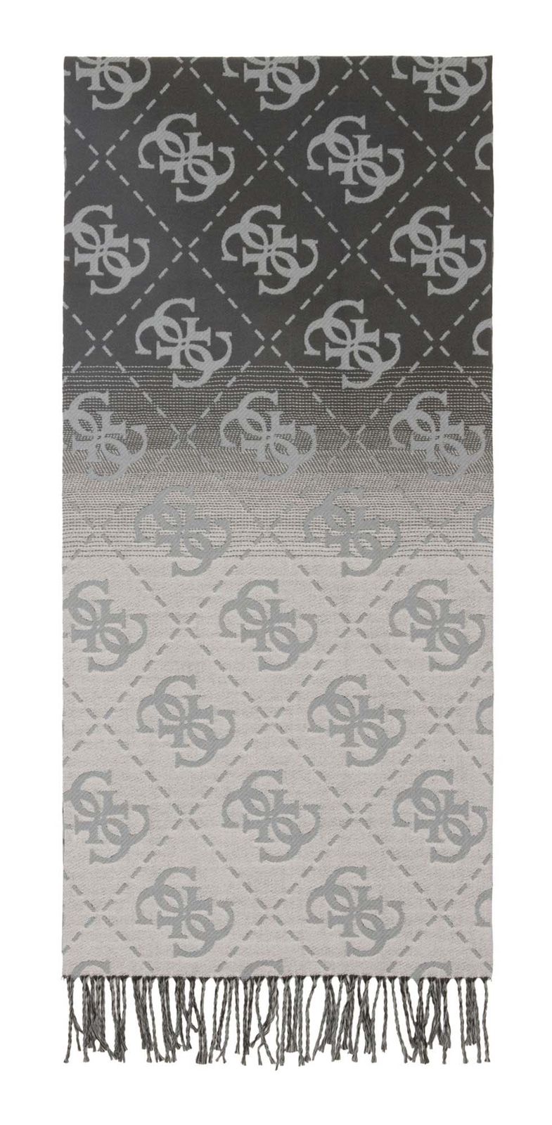 GUESS Scarf Jacquard 40X180 Grey