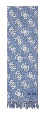 GUESS Boston Jacquard Scarf 70X180 Blue