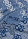 GUESS Boston Jacquard Scarf 70X180 Blue GUESS Boston Jacquard Scarf 70X180 Blue