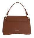 COCCINELLE C-Me Grained Leather Handbag Cognac