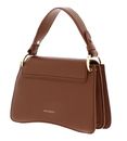 COCCINELLE C-Me Grained Leather Handbag Cognac
