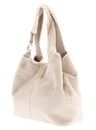 COCCINELLE C-Easy Synthetic Fur Shopper Natural / Rosette