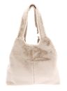 COCCINELLE C-Easy Synthetic Fur Shopper Natural / Rosette