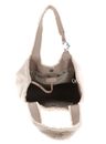 COCCINELLE C-Easy Synthetic Fur Shopper Natural / Rosette
