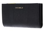 COCCINELLE Metallic Lizard Wallet Noir COCCINELLE Metallic Lizard Wallet Noir