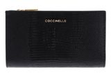 COCCINELLE Metallic Lizard Wallet Noir COCCINELLE Metallic Lizard Wallet Noir