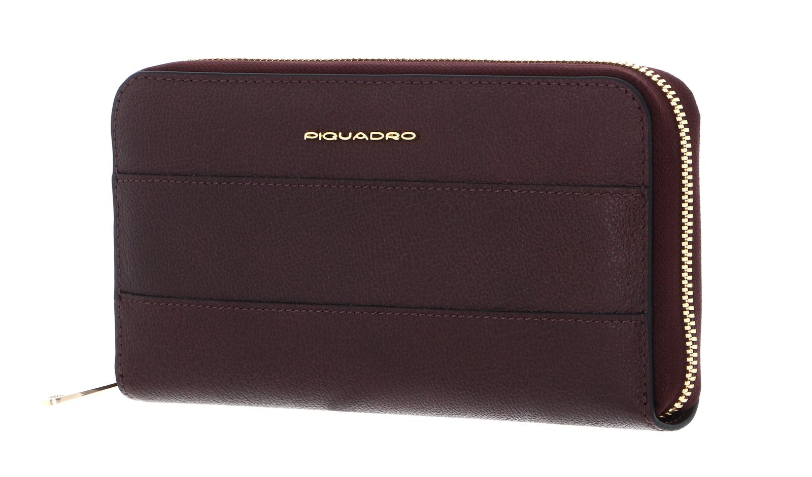PIQUADRO Patricia Zip Around Women's Wallet RFID L Bordeaux
