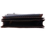 BUCKLE & SEAM Notes Briefcase Brown / Dot
