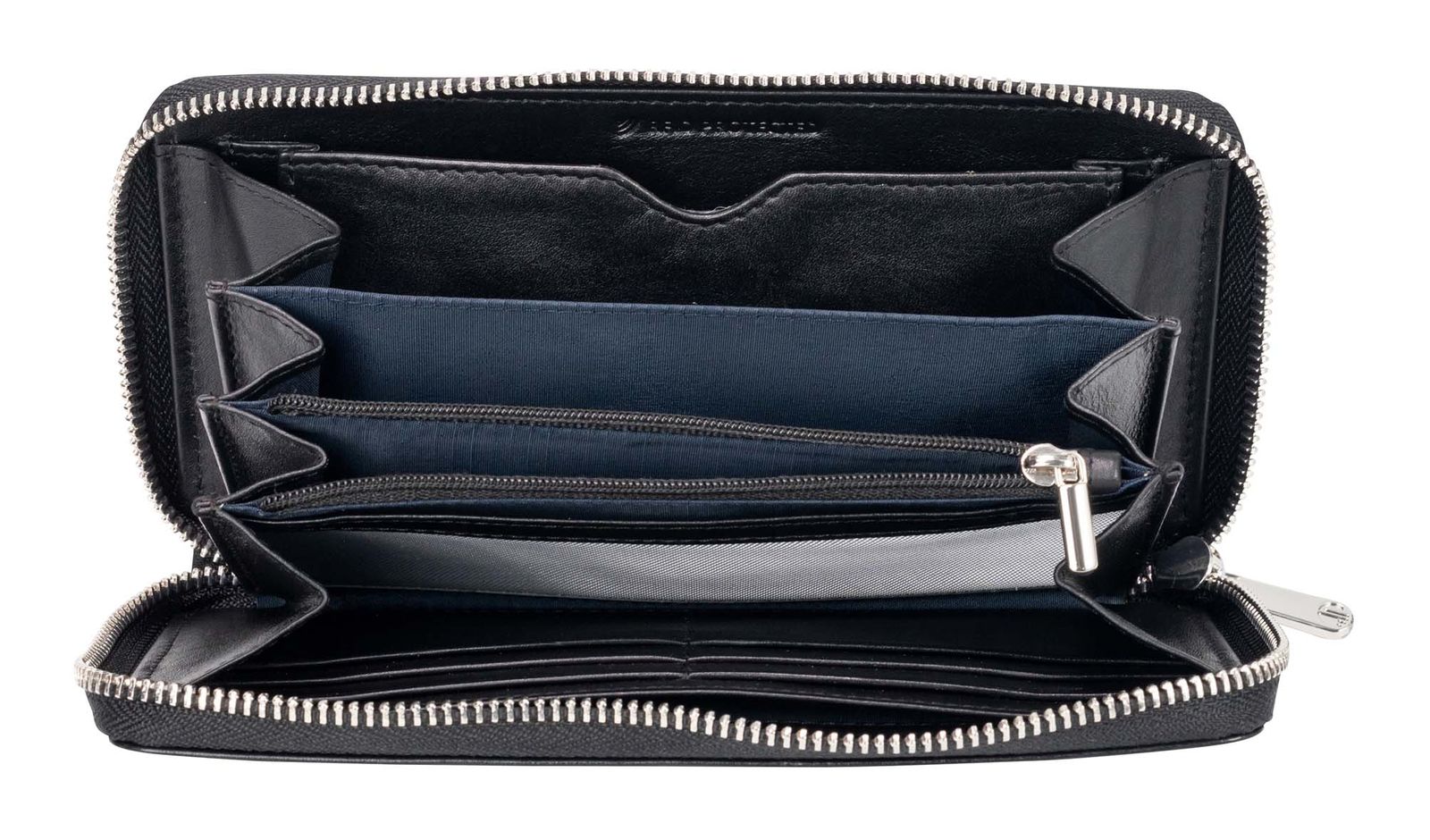 Marc Picard Umbria Zip Wallet L Black Marc Picard Umbria Zip Wallet L Black