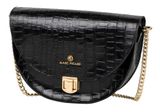 Marc Picard Croco Shoulder Bag Moon Black Marc Picard Croco Shoulder Bag Moon Black
