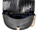 Marc Picard Croco Shoulder Bag Moon Black Marc Picard Croco Shoulder Bag Moon Black