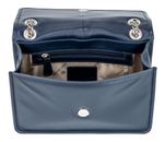 Marc Picard Umbria Shoulder Bag with Metal Strap Navy Marc Picard Umbria Shoulder Bag with Metal Strap Navy