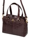 Marc Picard Croco Shoulder Bag M Brown Marc Picard Croco Shoulder Bag M Brown