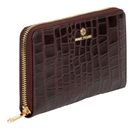 Marc Picard Croco Zip Wallet L Brown Marc Picard Croco Zip Wallet L Brown