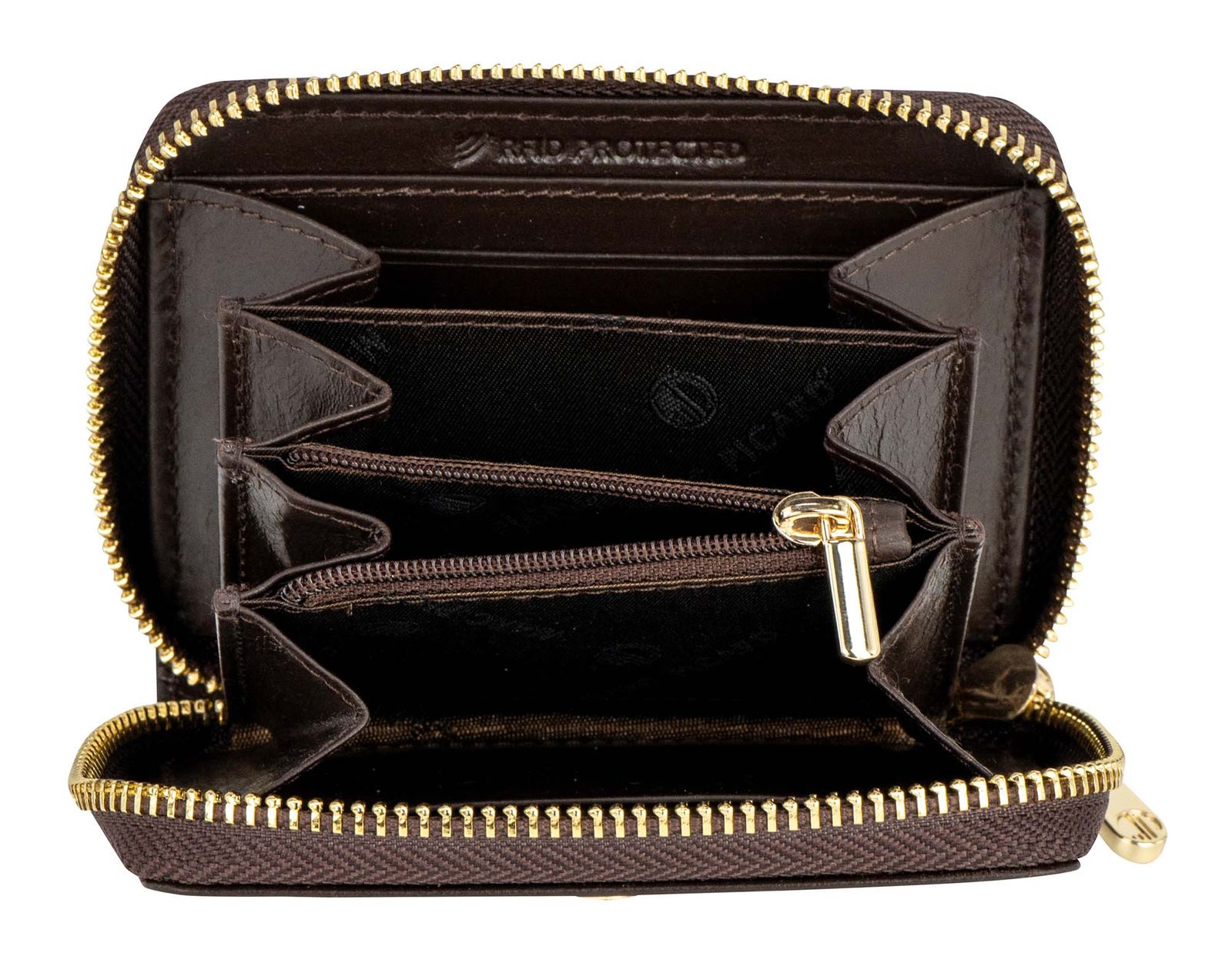 Marc Picard Firenze Zip Wallet S Brown Marc Picard Firenze Zip Wallet S Brown