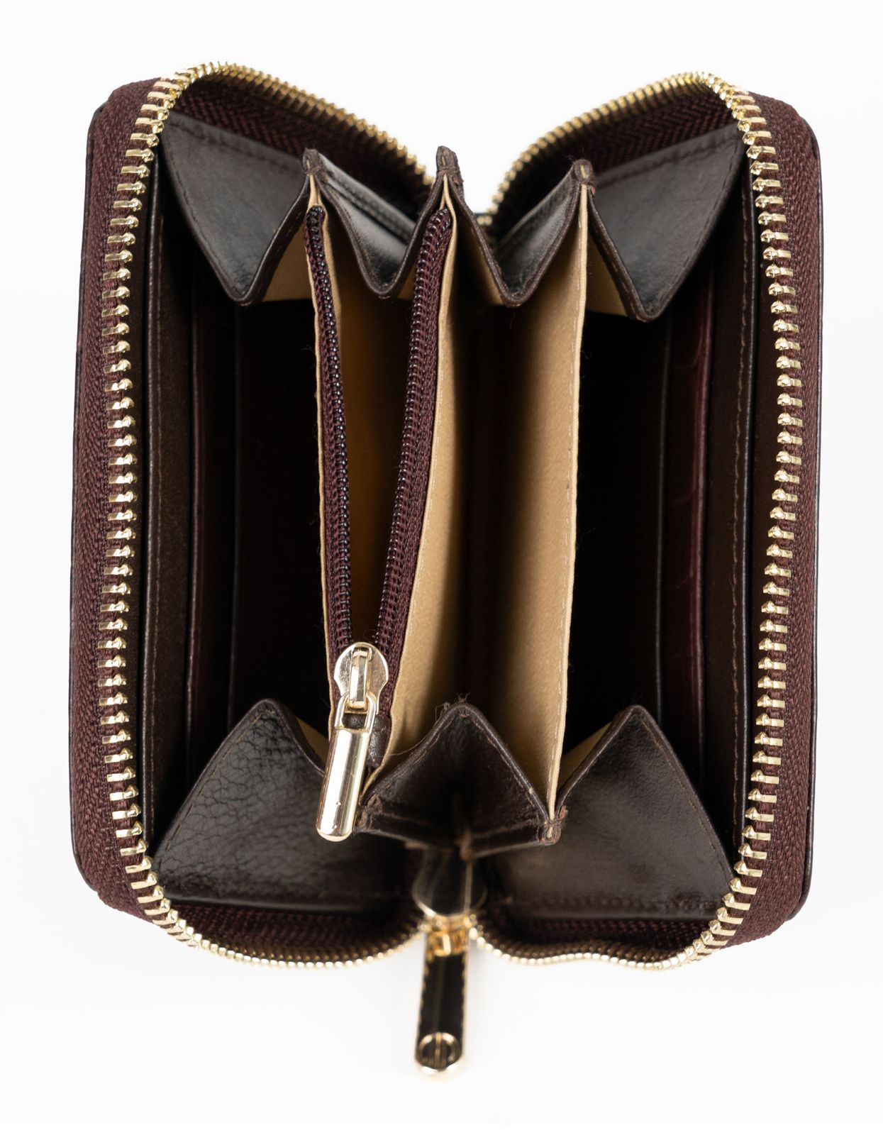 Marc Picard Croco Zip Wallet S Brown Marc Picard Croco Zip Wallet S Brown