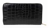 Marc Picard Croco Zip Wallet L Black Marc Picard Croco Zip Wallet L Black