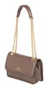 Marc Picard Umbria Shoulder Bag with Metal Strap Taupe