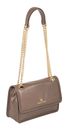 Marc Picard Umbria Shoulder Bag with Metal Strap Taupe