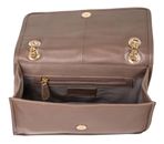 Marc Picard Umbria Shoulder Bag with Metal Strap Taupe