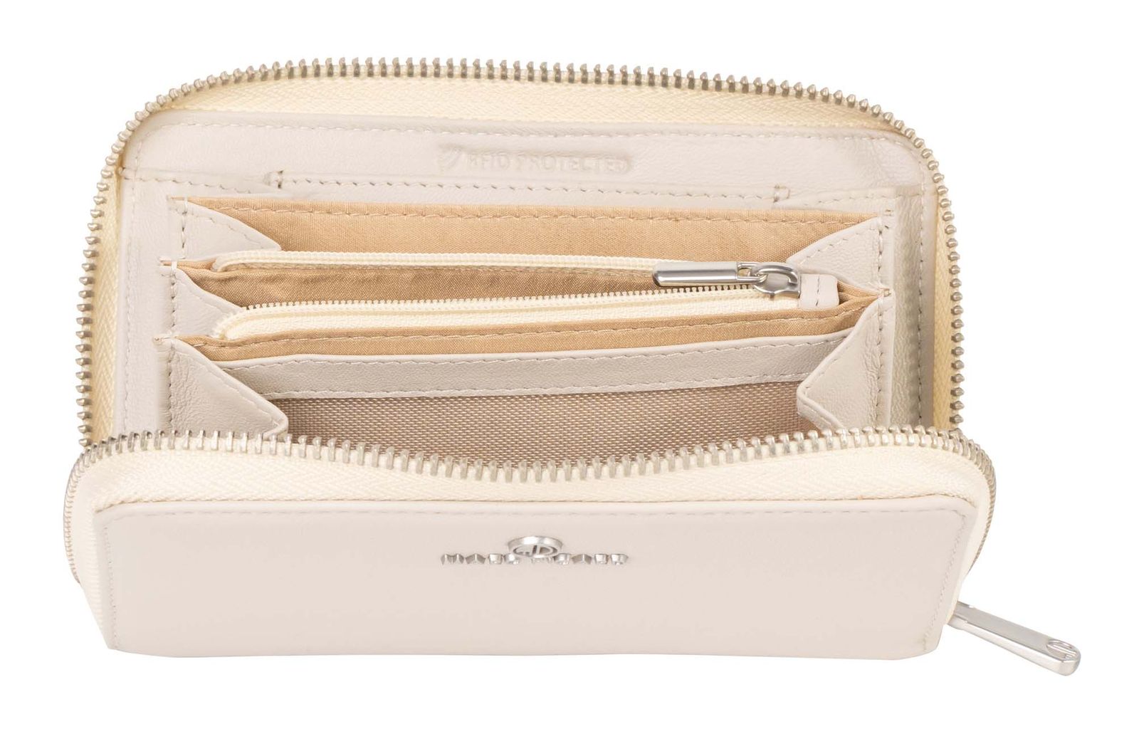 Marc Picard Maremma Zip Wallet M Cream White Marc Picard Maremma Zip Wallet M Cream White